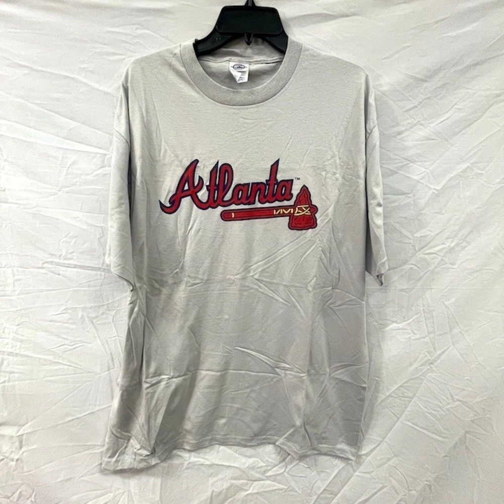 Atlanta Braves Jeff Francoeur 7 Delta Pro Weight Grey Graphic T-Shirt XL MLB